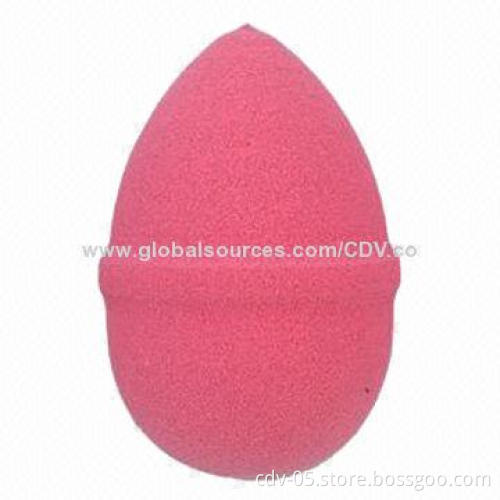 Cosmetic sponge with special shape, various materials, colors and sizes are available